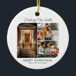 Vi har flyttat Adress Photo Collage jul Flytta Julgransprydnad Keramik<br><div class="desc">Lägg märke till att helgdag rör sig i stil och med kort för foton i hälsning. Byt enkelt ut fotona mot dina favoriter genom att klicka på knappen "Anpassa". Lägg till en egen formulering i kostym tillfälle och ändra helt bakgrunden, typsnitt och layouten när du klickar på knappen "Redigera detta...</div>