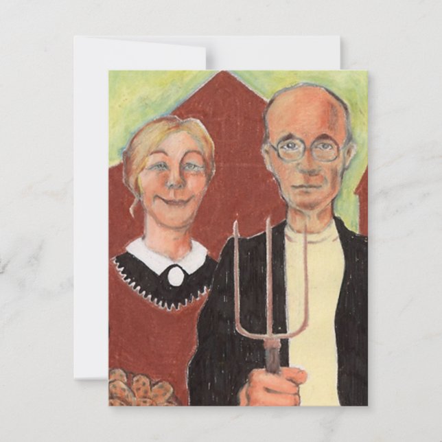 Vi har flyttat annons American Gothic Ranch Meddelande (Framsida)