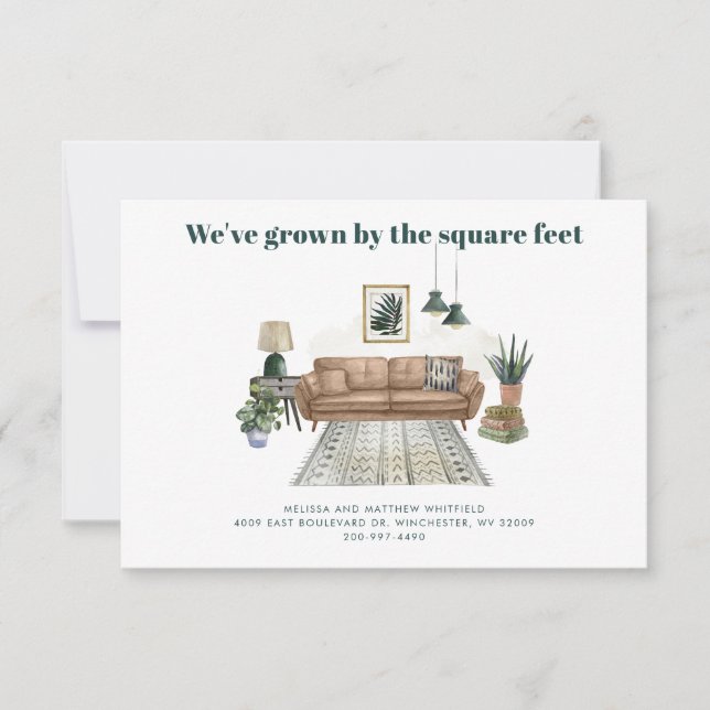 Vi har Flyttat att Adress Flytta meddelas om byte (Framsida)