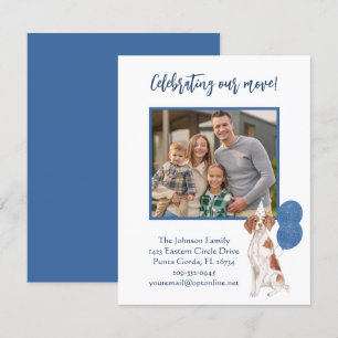 Vi har flyttat Brittany Spain Family Photo Budget Meddelande