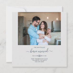 Vi har flyttat Byte av Adress Photo Flytta Meddelande