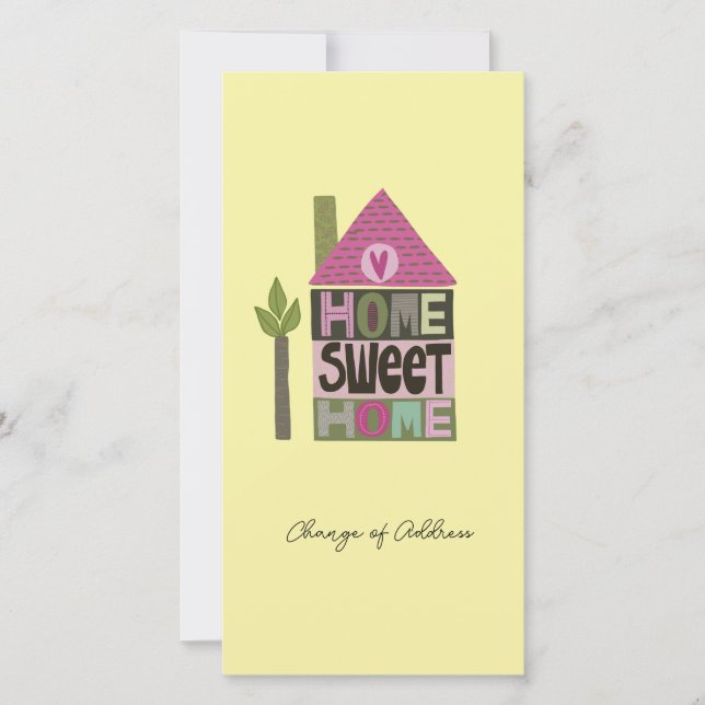 Vi har flyttat byte av adress siktecken (Framsida)