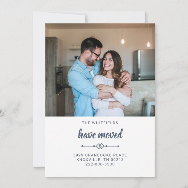 Vi har flyttat Byte av meddelande om Flytta i Adre (Framsida)