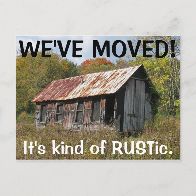 Vi har flyttat byte av vykort för Adress (Framsida)