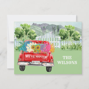 Vi har flyttat Charming Scenia Lastbil budgetflytt Meddelande