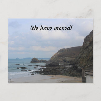 Vi har flyttat! Cornwall, St Agnes Meddelande Vykort