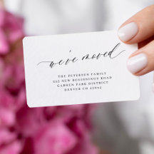 Vi har flyttat elegant, skript, enkel infogning