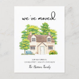 Vi har flyttat ett nytt hemmeddelande vykort