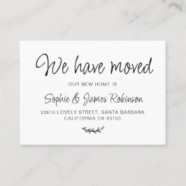 Vi har Flyttat ett nytt kort för Flytta hemma