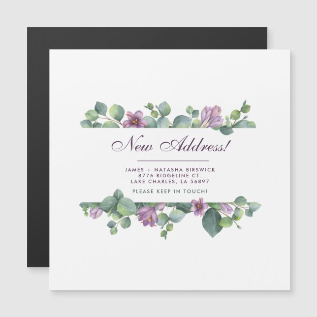 Vi har Flyttat Eucalyptus nya hemannonsering (Fram/baksida)