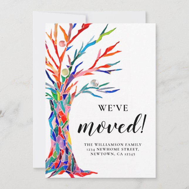 Vi har flyttat Flytta Meddelande (Framsida)