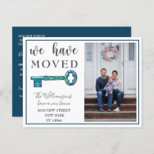 Vi har Flyttat Flytta om foto i marinen Nyckel