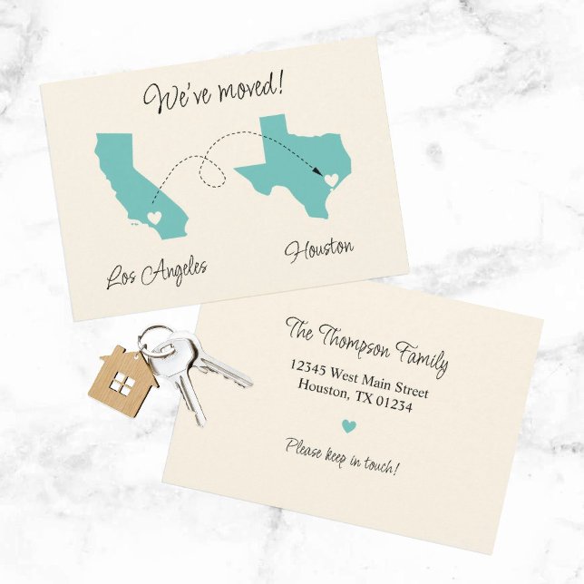 Vi har flyttat! Från stat till stat  Meddelande (Skapare uppladdad)