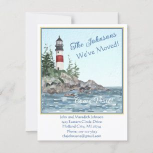 Vi har flyttat fyr Vatten budget Meddelande