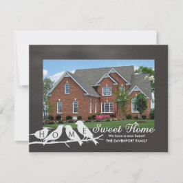 Vi har flyttat - Hem- och fritidsfåglar i kartong Meddelande