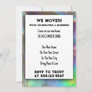 Vi har flyttat Home Blay New House Warming Party Inbjudningar