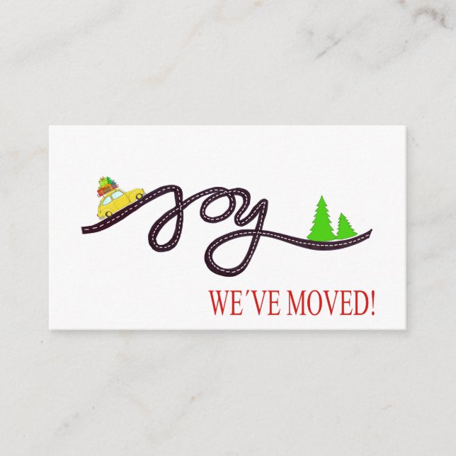 Vi har flyttat Julklassikerna Tilläggskort (Framsida)