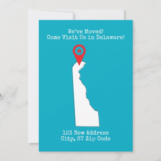 Vi har Flyttat! Kom Besök oss i Delaware Meddelande (Framsida)