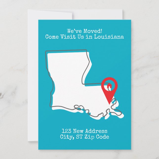 Vi har flyttat! Kom Besök oss i Louisiana Meddelande (Framsida)