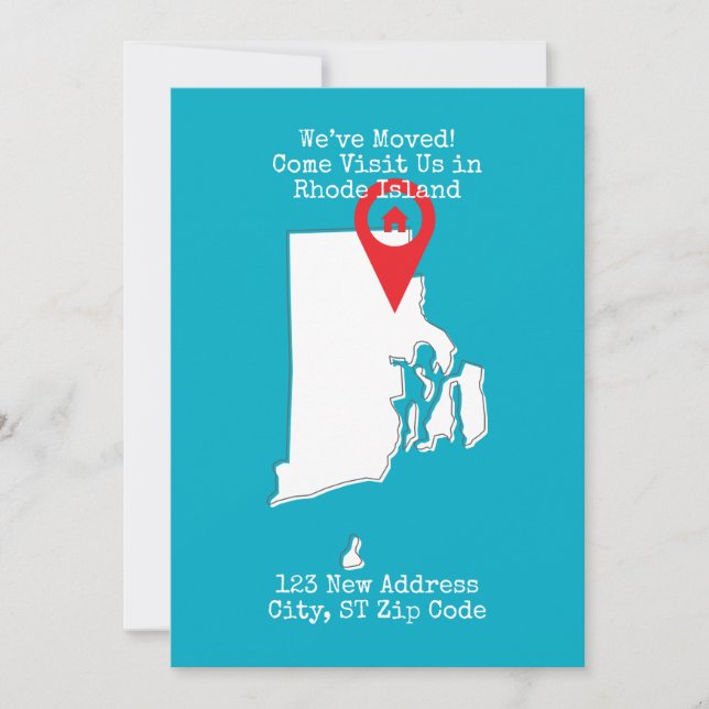 Vi har flyttat! Kom Besök oss i Rhode island Meddelande (Framsida)