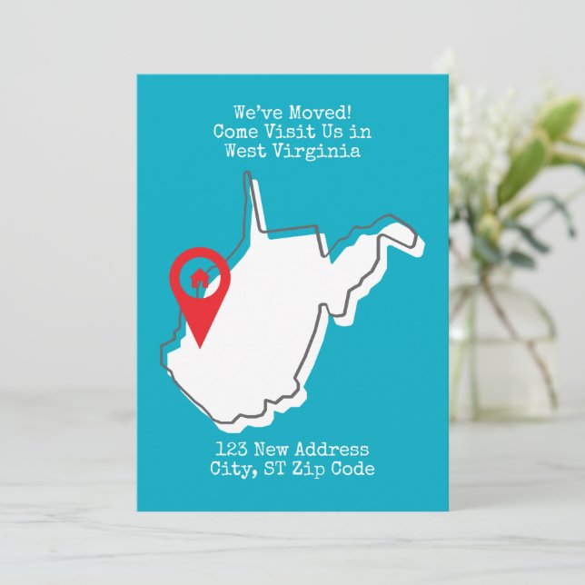 Vi har flyttat! Kom och besök oss i West Virginia Meddelande (Stående Fram)