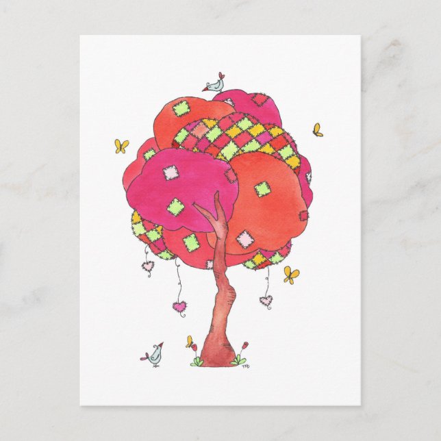 Vi har flyttat-kort, korrigeringar meddelande vykort (Framsida)