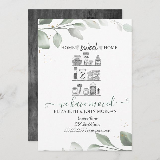 Vi har Flyttat, Lagrar Kitchen, Löv (Fram/baksida)