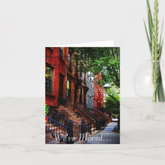 Vi har flyttat… meddelande