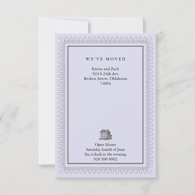 Vi har flyttat meddelande (Framsida)