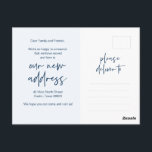 Vi har flyttat, New Home Adress-meddelande Vykort<br><div class="desc">Denna moderna minimalistiska utformning,  nya hem,  nya flyttor,  byte av vykort för adress (med korttitel har vi flyttat). Det är perfekten att meddela dina vänner och din familj,  som du har flyttat.</div>