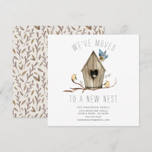 Vi har flyttat New Nest Flytta Notice Meddelande