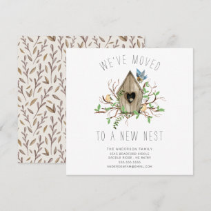 Vi har flyttat New Nest Flytta Notice Meddelande