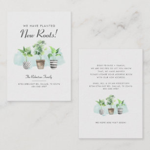 Vi har flyttat New Roots Flytta Meddelande