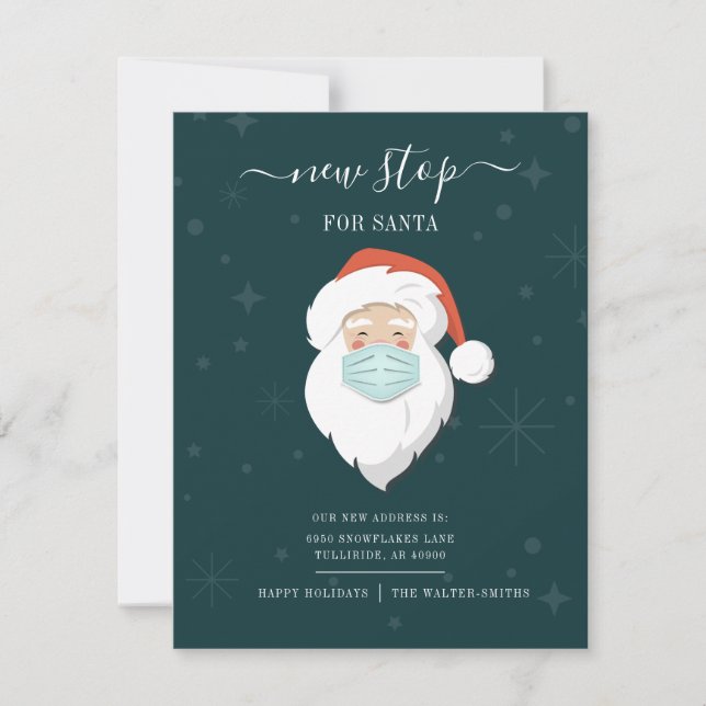 Vi har flyttat New Stop for Santa jul Flytta (Framsida)