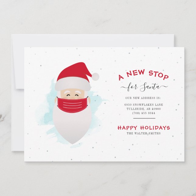 Vi har flyttat New Stop for Santa jul Flytta (Framsida)