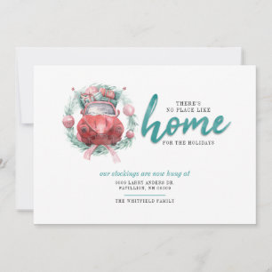 Vi har flyttat No Ställe like Home Helgdag Flytta Meddelande