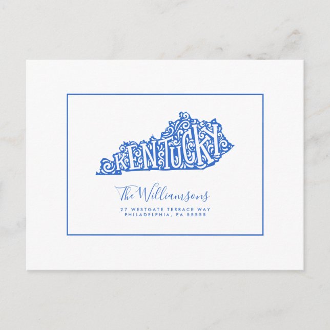 vi har flyttat | Nya adress | Kentucky Vykort (Framsida)