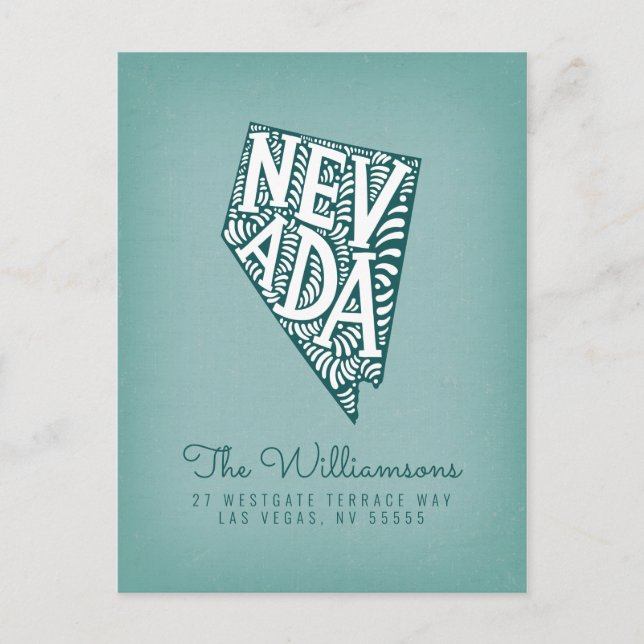 vi har flyttat | Nya adress | Nevada Vykort (Framsida)