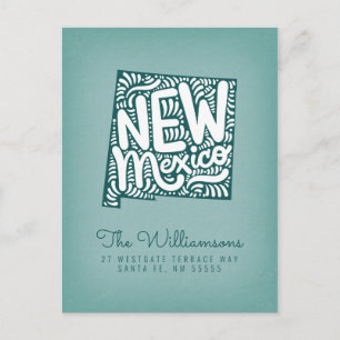 Vi har flyttat NYA ADRESS NEW MEXICO Vykort