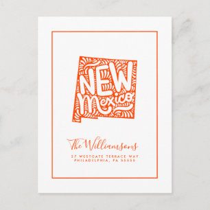 vi har flyttat Nya adress New mexico Vykort