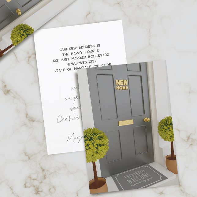 Vi har flyttat Nytt Flytta av hemmet - meddelandek Meddelande (Everyone is welcome at your new home. Just add your details)