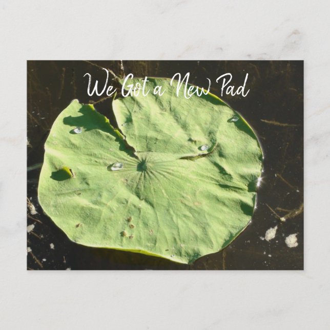 Vi Har Flyttat | Nytt Hem | Ny Adress Vykort (Framsida)