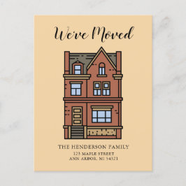 Vi har flyttat Nytt vykort för meddelande om Flytt