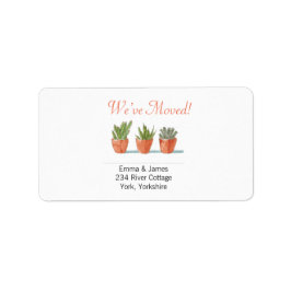 Vi har Flyttat Orange ny hemadressetikett Adressetikett