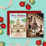 Vi har flyttat PHOTO Sandcastle Beach Hjuljul Julkort<br><div class="desc">Cute PHOTO God jul Vi har flyttat Sandcastle New Beach Home Helgdag Greeting Card Flytta Greeting Card</div>
