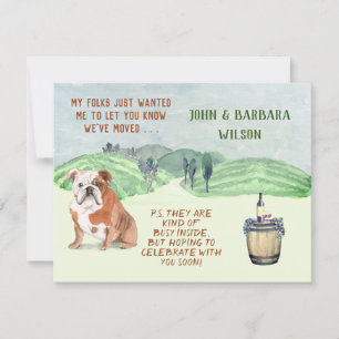 VI HAR FLYTTAT ROLIGT FAMILY HUND BUDGET MOVE ANNO MEDDELANDE