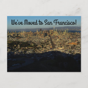 Vi har flyttat - San Francisco Twin Peaks #2 vykor Vykort