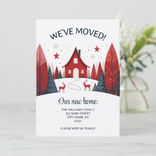 Vi har flyttat Scandinavian New Home Change Adress Meddelande