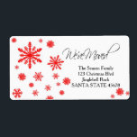 Vi har flyttat snowflake Helgdag Address Label Fraktsedel<br><div class="desc">Lägg till en speciell detalj i helgdag! Det finns många olika kort tillgängliga,  så plocka den utformning och formulering du vill ha. Bläddra i butiken eller sök efter "portosabbianatalelabel".</div>