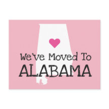 Vi har flyttat till Alabama Rosa Heart
